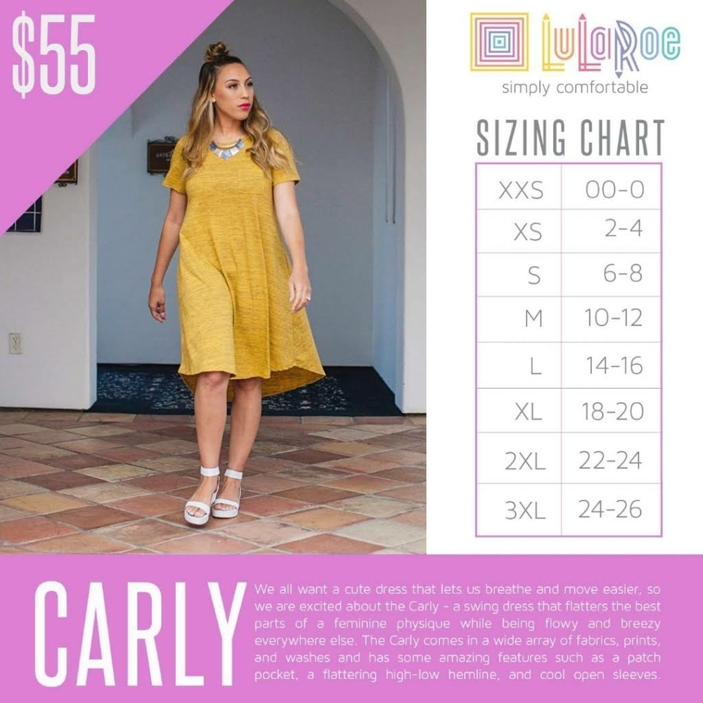 LulaRoe Carly Dress - Picture 6 of 6